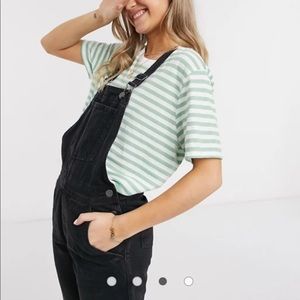 Asos black overalls